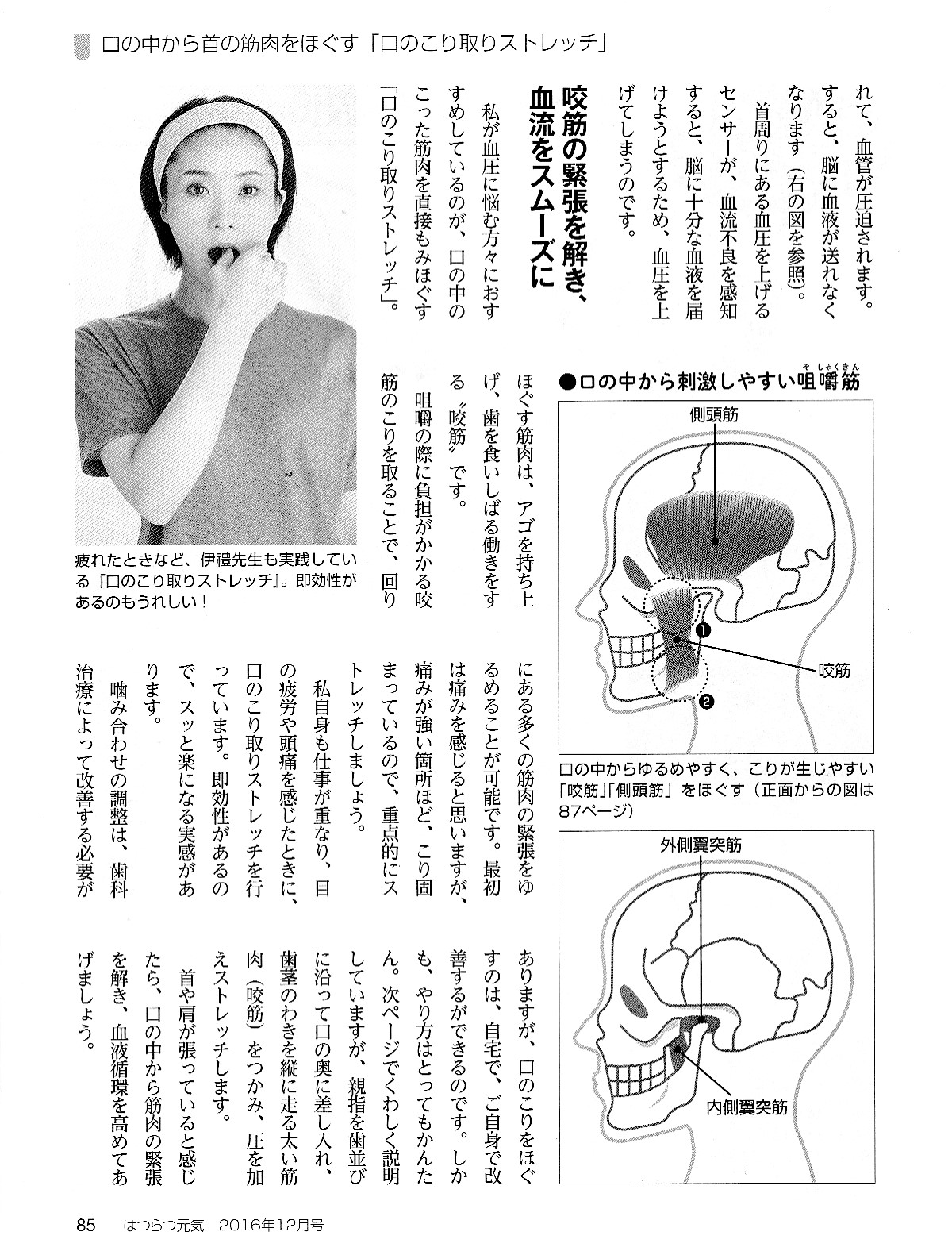 東京都・文京区の顎関節症・かみ合わせ治療専門医院｜グリーン歯科医院の口のコリ取りマッサージ・トレーニング